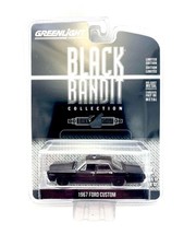 Greenlight Black Bandit 12 1967 Ford Custom Police Car D3