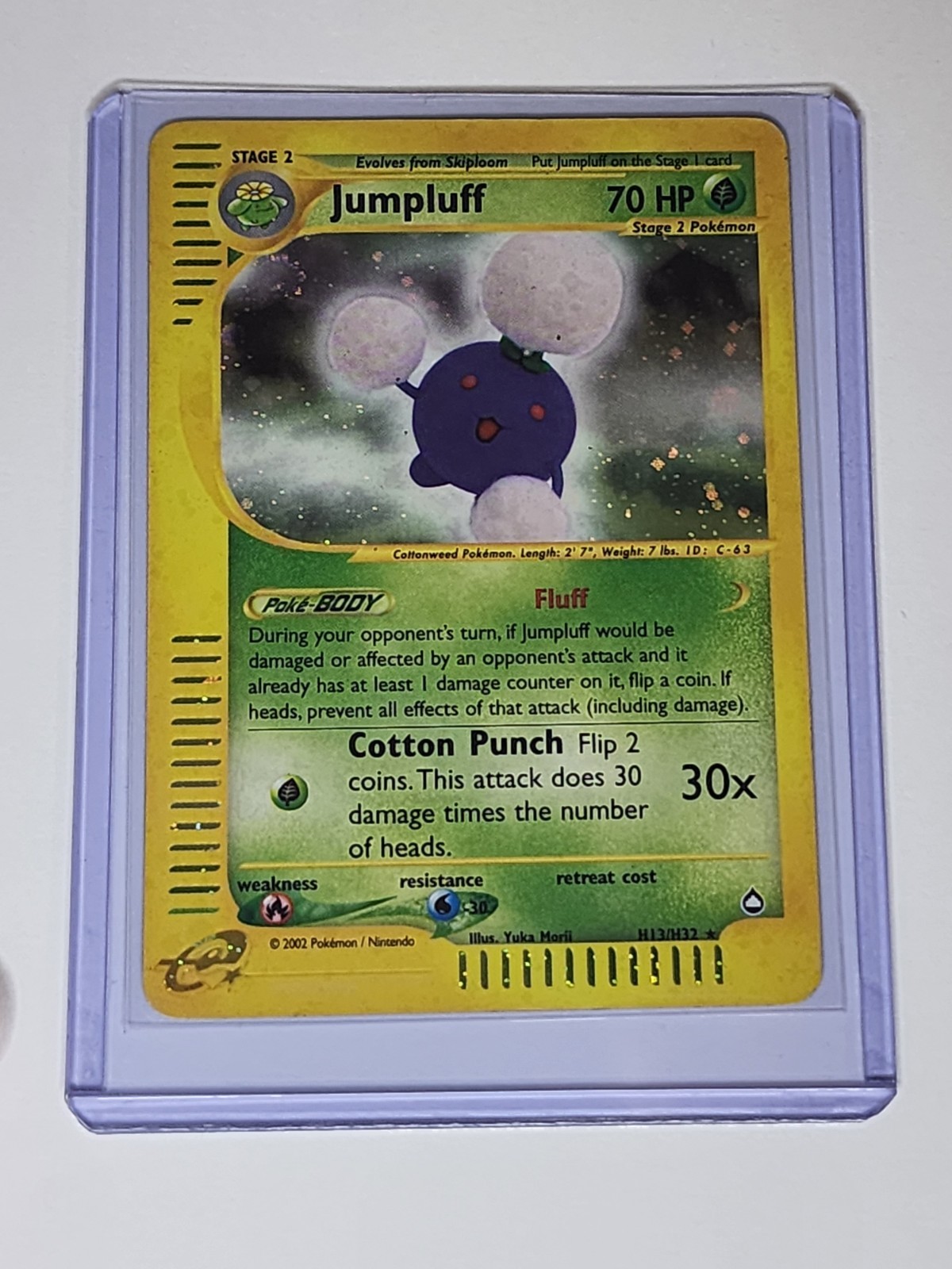 Jumpluff H13/H32 Aquapolis Holo