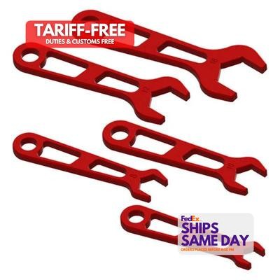 Billet Specialties 67005, Kit Aluminum -An Wrench Set 5 Pieces Performance Parts