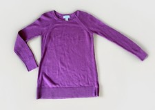 Loft Petites Women's Pink Long Sleeve Knit Sweater Size XSP