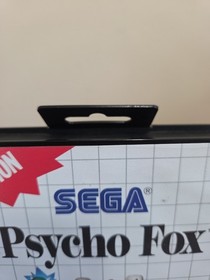 Vtg Sega Master System Psycho Fox w/ Box & Manual CIB Hangtab Great Condition 