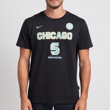 Nike Chicago Sky Angel Reese 5 Explorer Edition Black T-Shirt Mens XL