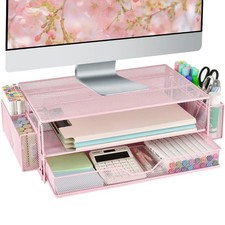 AUPSEN Computer Monitor Stands Riser  2-Tier Desk Organizers and Accessori