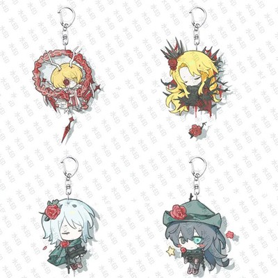 4Pcs Limbus Company Hong Lu Don Quixote Acrylic Keychain Pendant Bag Charm