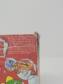 Bubble Bobble (Nintendo NES, 1988) Complete w/ Box and Manual - Rough Box