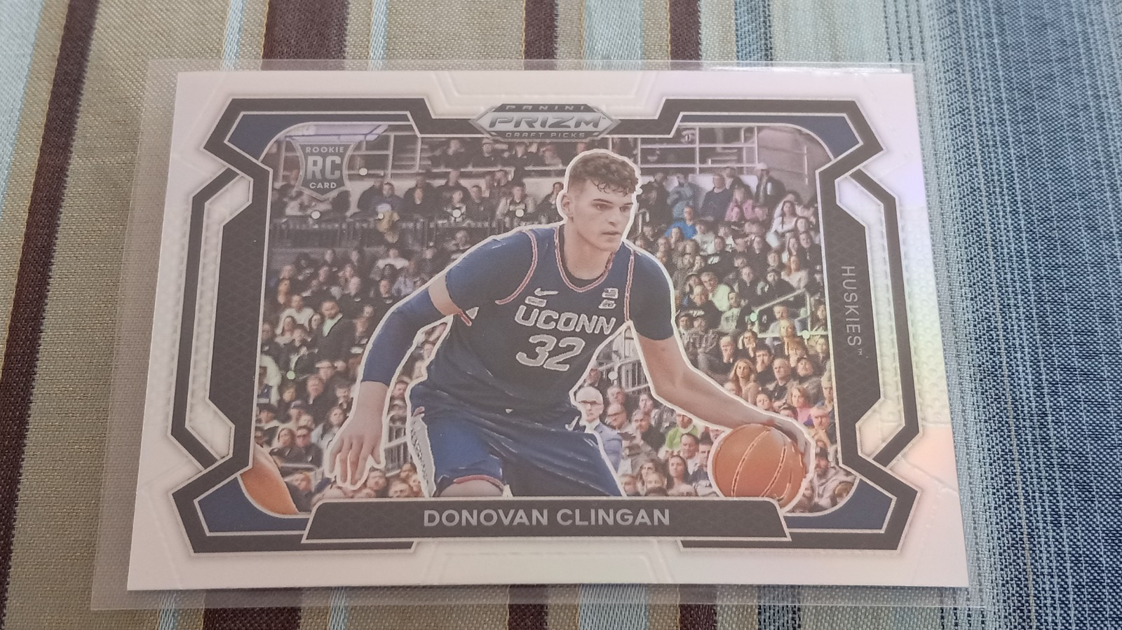 Donovan Clingan 2024 Prizm Draft Picks Variation True Silver Parallel RC #95