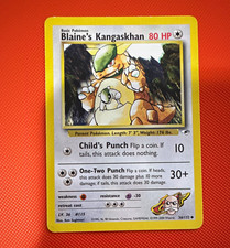 EXCELLENT Blaine's Kangaskhan 36/132 Gym Heroes 80 HP Regular EN 1999 WOTC on eBay