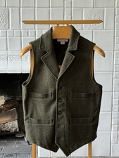 Filson Mackinaw Mens Wool Western Vest Olive ...