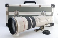 Canon EF 500mm f4.5 L USM Lens White Beige with Case Used