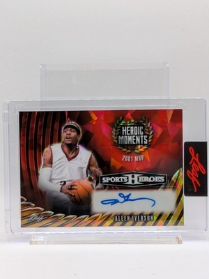 2026 Leaf Sports Heroes - Allen Iverson Heroic Moments Auto 1/1 #HM-AI1