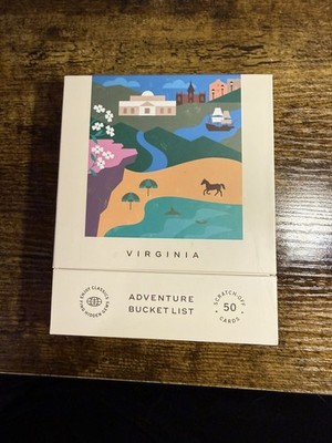 Virginia Adventure Bucket List: 50 Scratch-Off Cards for Outdoor Activities, Tou
