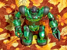 WowWee Robosapien Robot Special Edition Green Chrome No Remote, Tested