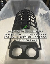 6QT Gecko/Snake Magnetic Nursery Insert 2 Styles Of Hides Fits Sterelite 6QT.5OZ