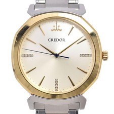Seiko Credor Linearx Limited Edition 12P Diamond K18YG / SS 8J81-0AS0 #AOHW1751