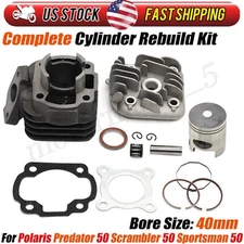 Cylinder Engine Top End Rebuild Kit For Polaris Sportsman/Scrambler/Predator 50
