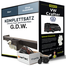 Anhängerkupplung starr für VW Crafter +E-Satz (AHK und ES) NEU