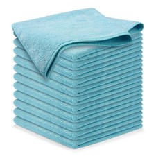Ultra Absorbent Microfiber Cleaning Cloths 12 Pack for Streak-Free Shine