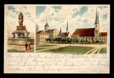 original postcard ALTÖTTING