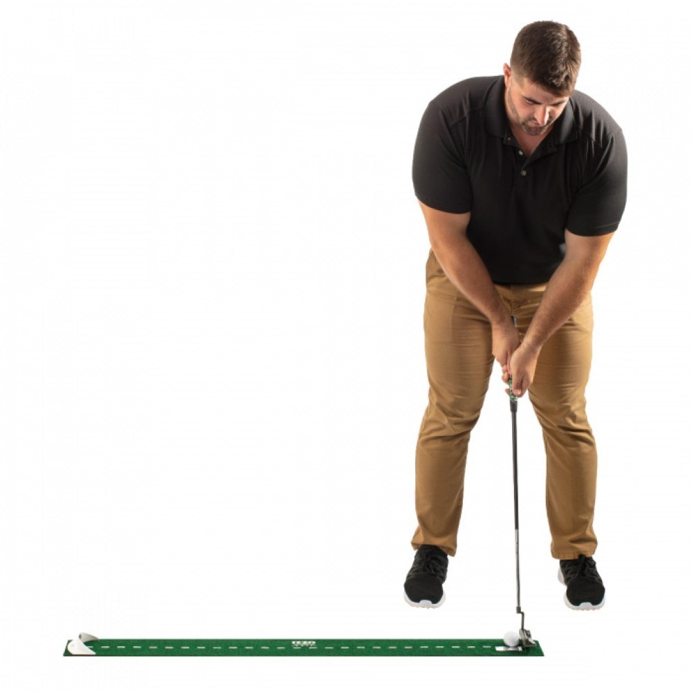 NEW Izzo Golf 4' x 4'' Practice Putting Mat With Mirror