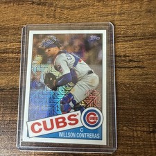 Willson Contreras Mojo Refractor 2020 Topps Silver Pack 1985 Chrome #CPC-13 Cubs