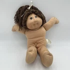 Vintage 1984 Cabbage Patch Kids Doll Head #2 Brown Yarn Hair Brown Eyes 71R5098