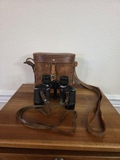 MOHRSON Coated Optics Binoculars with Brown Leather Case - Made in France