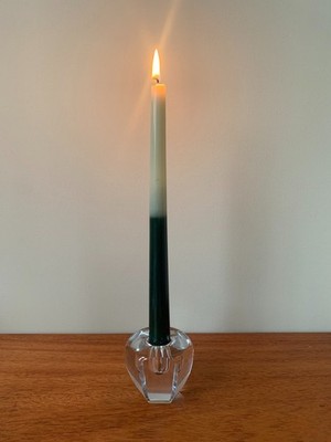 Vintage Orrefors (Schweden) Glas Kerzenständer - signiert.