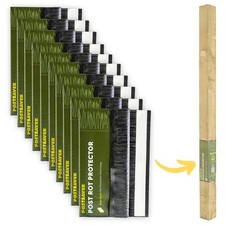 Postsaver Pro Wrap Standard Fence Post Sleeve Post Saver Dual Layer Rot