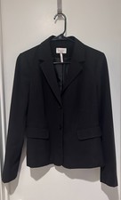 CUTE! Laundry by Shelli Segal Size 8 Blazer Black Slim Cut