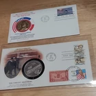 Lindbergh 1977 Medal & Wright Brothers 1996 Isle of Man Crown FDC Lot