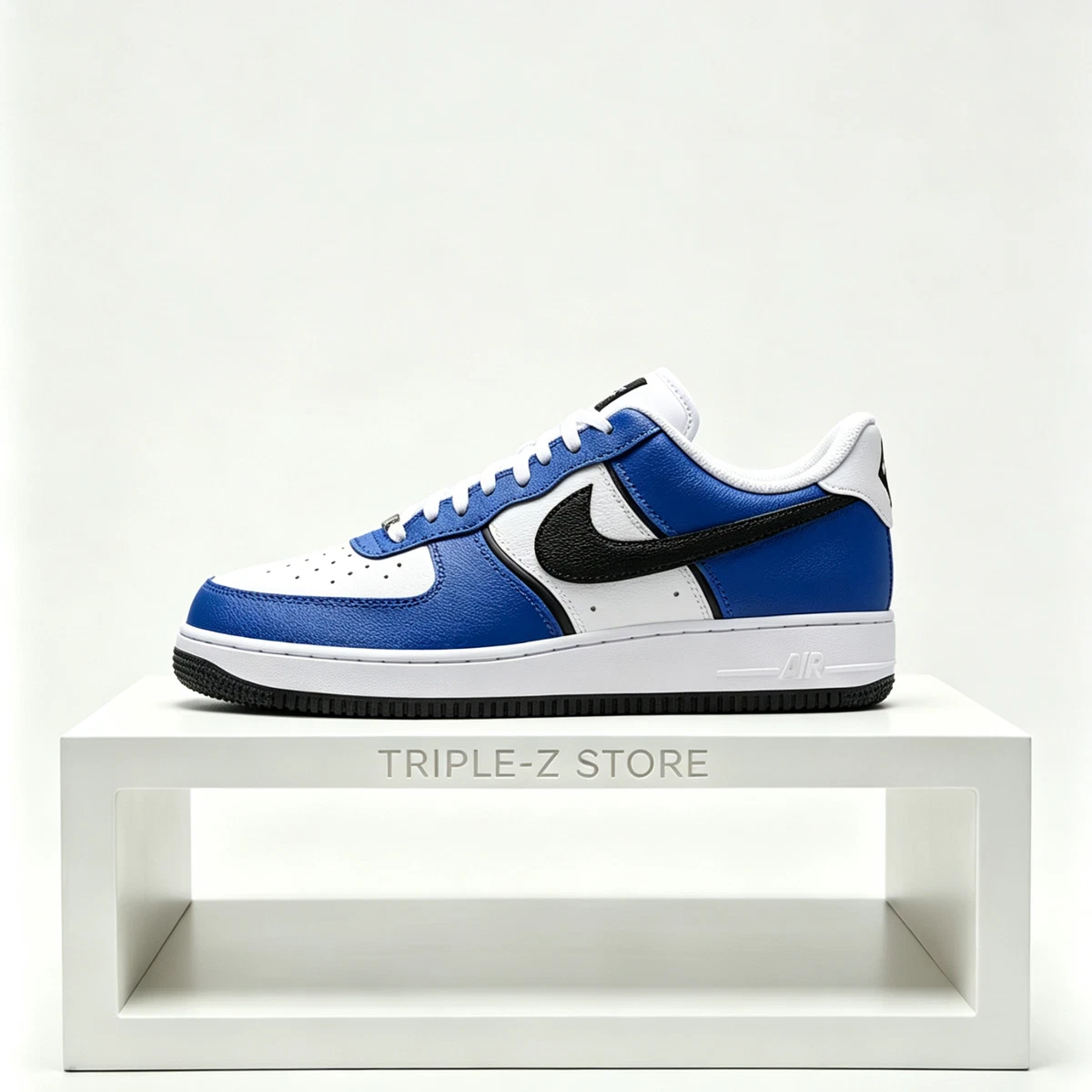 Nike Air Force 1 '07 Black Old Royal for Sale | Authenticity