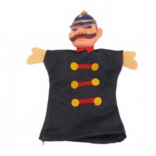 Vintage Mr. Rogers' Neighborhood Policeman Bobby Hand Puppet Rubber Head