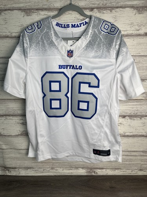 #ad NWT Nike NFL Buffalo Bills Dalton Kincaid Vapor Rivalries Jersey Adult M WHITE $114.99