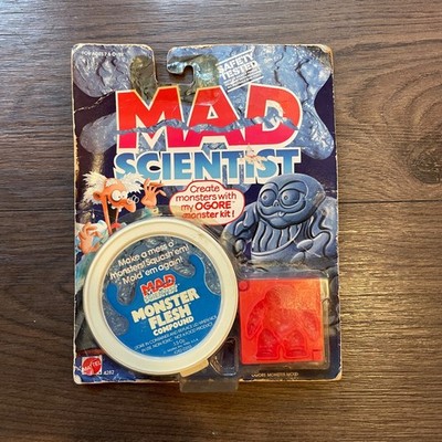 VTG MATTEL Mad Scientist Ogore Monster Flesh Kit 1986 Retro Science Experiment