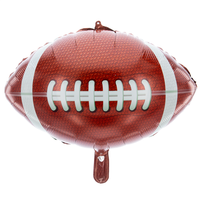 Folienballon Shape American Football 69X62Cm Luftballon Ballon Partyballon Deko