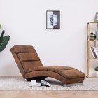 Chaise Longue Gris Similicuir Daim Canapé-lit Meuble Mobilier Salon vidaXL
