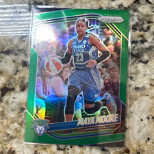 Panini 2023 WNBA Prizm Green Prizm Maya Moore Minnesota Lynx #135