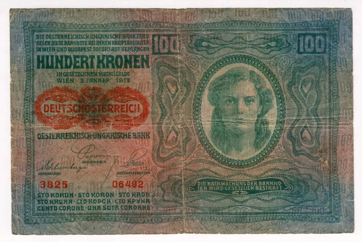 1912 年奥地利纸币| eBay