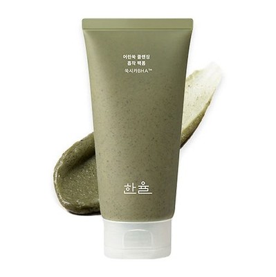 HANYUL Pure Artemisia Deep Clarifying Mask to Foam Cleanser 120ml K-Beauty