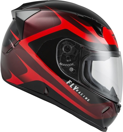 FLY RACING REVOLT RUSH HELMET RED/BLACK LG - 73-8384L - Picture 4 of 4