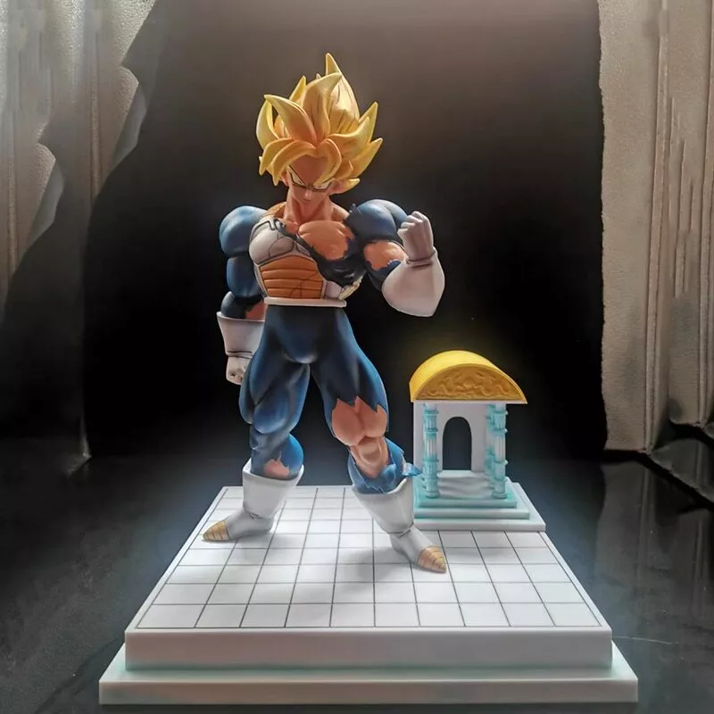 30cm Dragon Ball Z Temple De Son Goku Figure Gk Super Saiyan