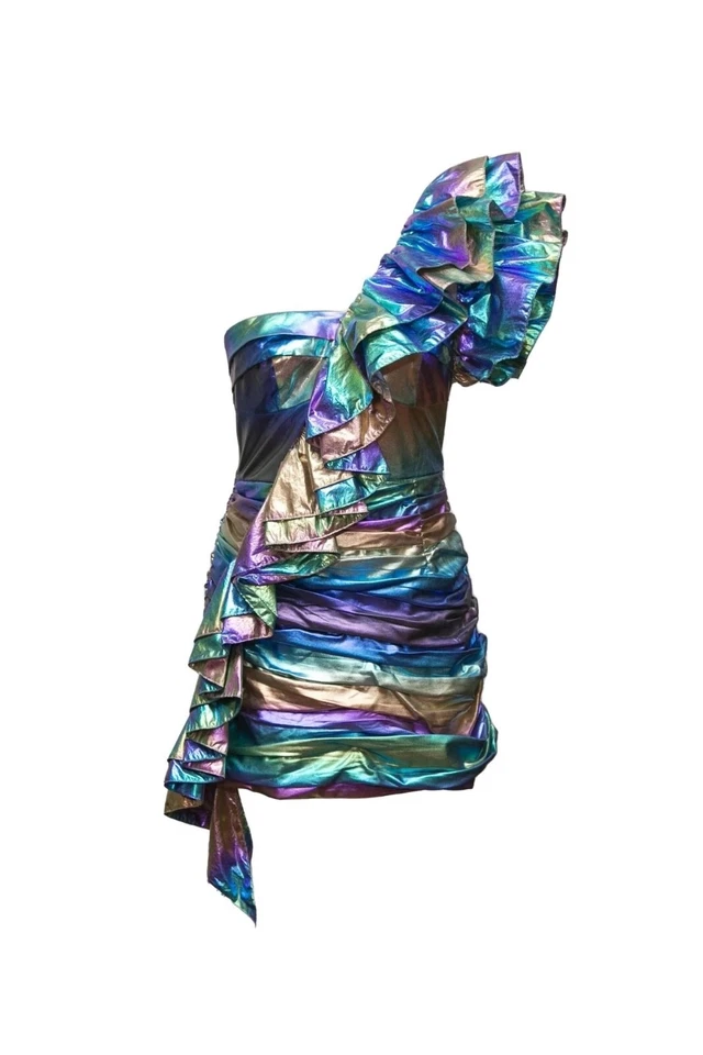 Mini vestido Celia B Haf; XS; AU talla 6 - 8 (talla EE. UU. 2 - 4); NUEVO SIN ETIQUETAS; PRECIO DE VENTA SUGERIDO POR EL FABRICANTE $637; fiesta Foto 2 de 4