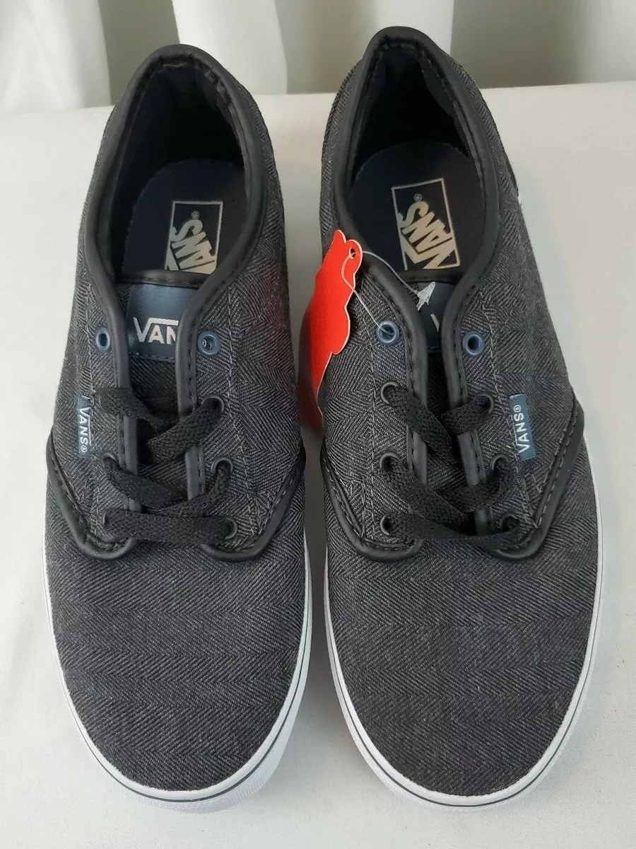 Vans for girls top black and blue