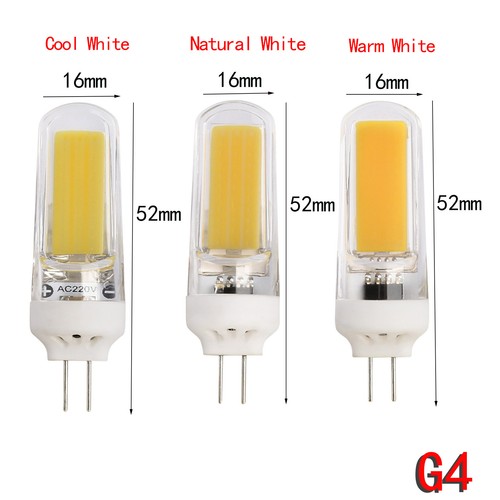 G4 G9 E14 Dimmable 4W 8W 9W LED Silicone Crystal Corn Bulb Light White Lamp 220V - Picture 13 of 15