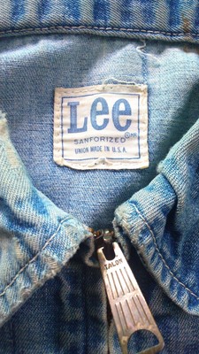 VINTAGE LEE SANFORIZED DENIM JACKET 