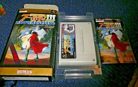 GAME/JEU SUPER FAMICOM NINTENDO NES JAP VERSION Fire Pro Wrestling III SHVC F3 *