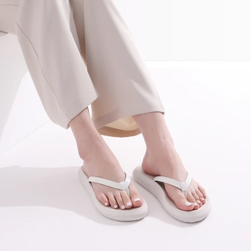 Damen-Flip-Flops Fußgewölbestütze weiche Polster leichte Strand-Riemensandalen - Bild 26 von 30