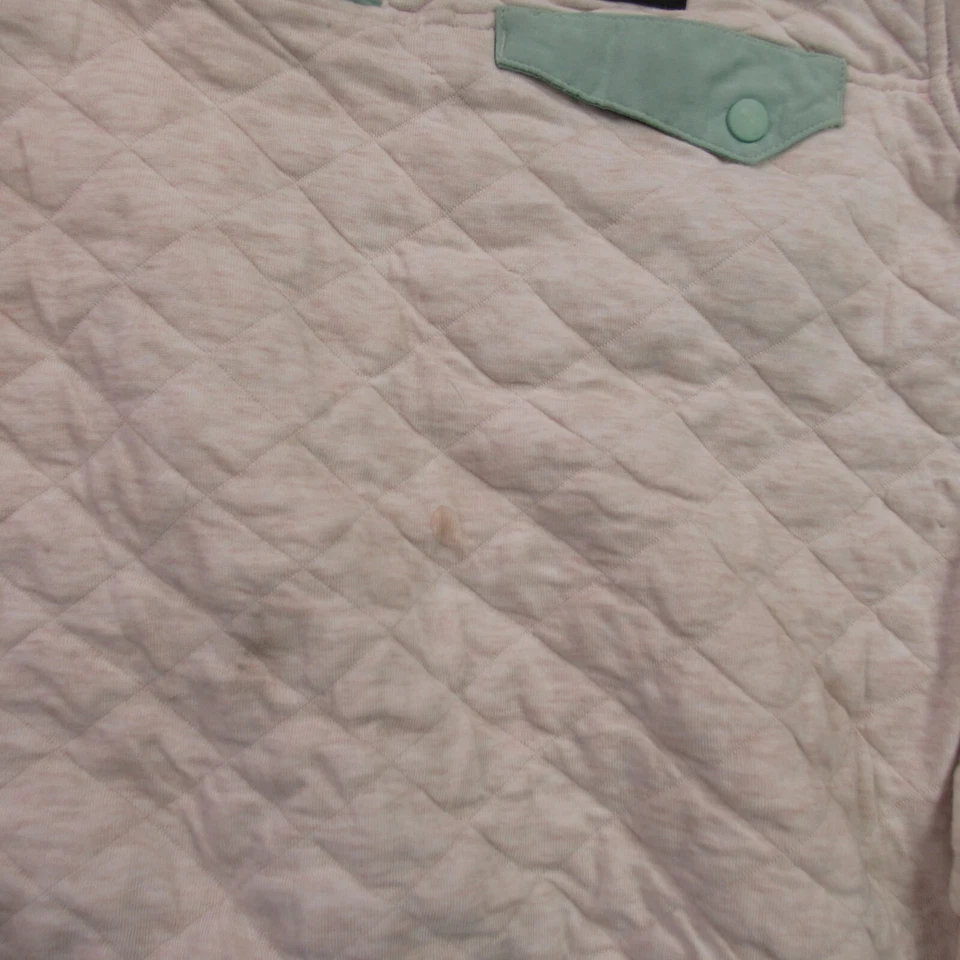 Patagonia Sweater Girls XL Long Sleeve Pullover Casual 1/4 Snap Pink - Image 2 of 4