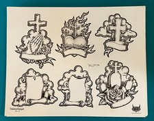 Paul Mafuz Tattoo Flash Sheet