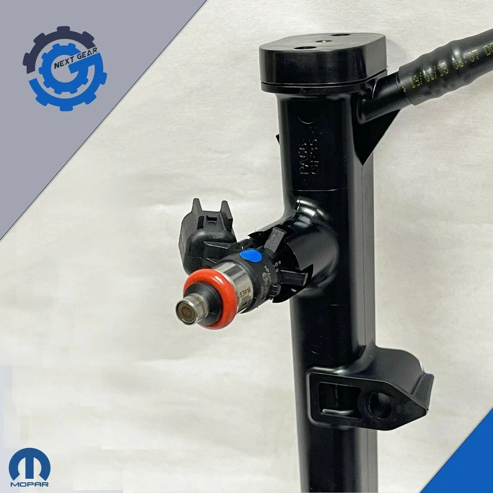 6 nuevos inyectores de combustible OEM MOPAR CON RIEL 300/CARGADOR 3,6 L 2018 2024 05281900AA Foto 2 de 4